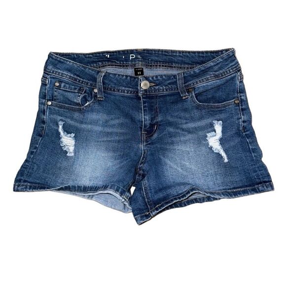 CP Jeans Distressed Jean Shorts - Size 11 Juniors - Picture 1 of 5